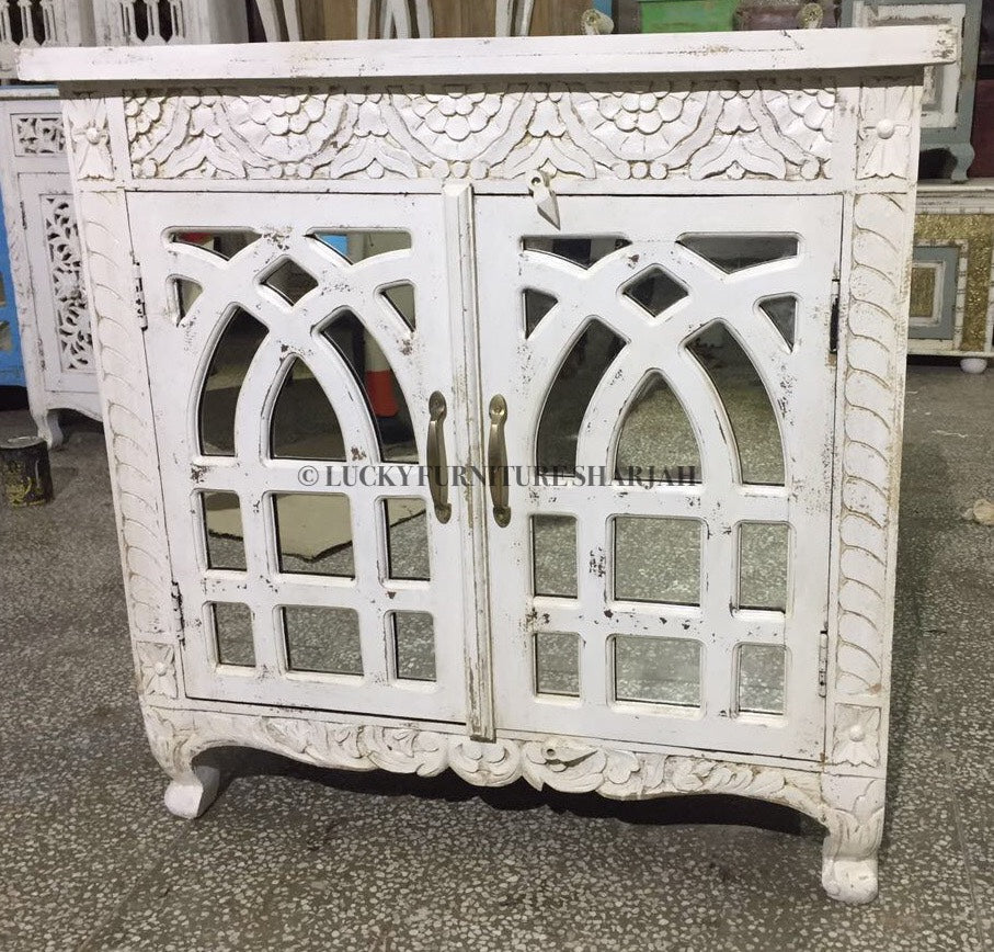 Mirror Sideboard 2 Door | Lucky Furniture & Handicrafts.