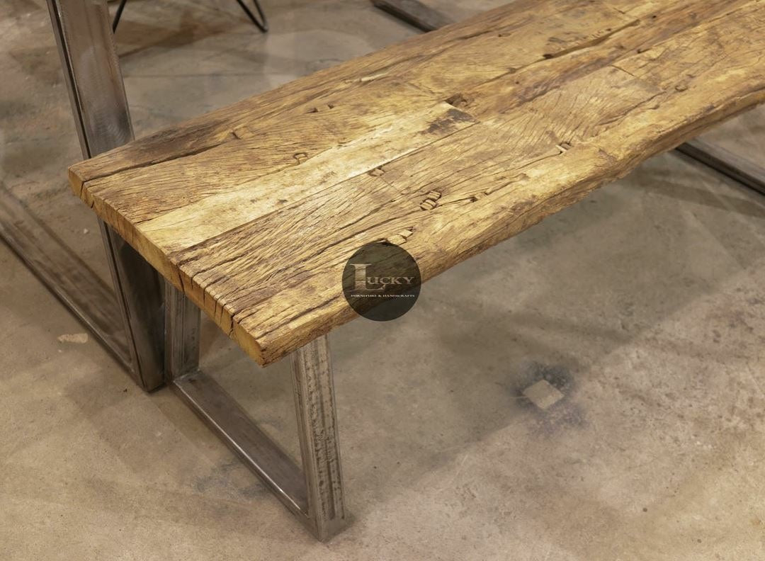 Railway Sleeper Dining Table | Lucky Furniture & Handicrafts.