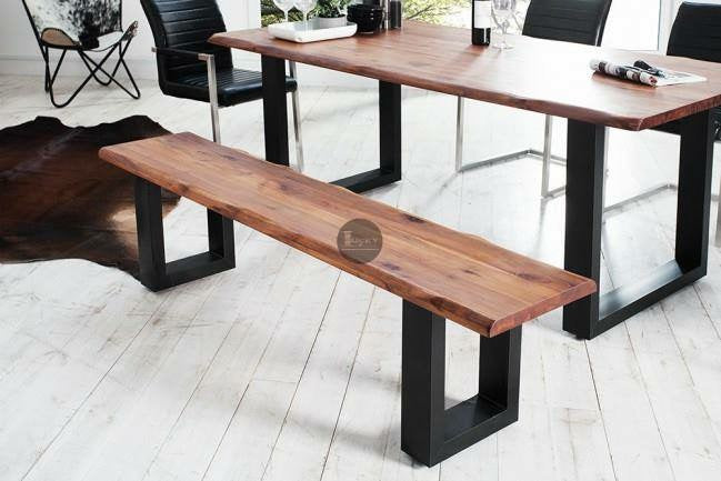 Live Edge Dining Table | Lucky Furniture & Handicrafts.