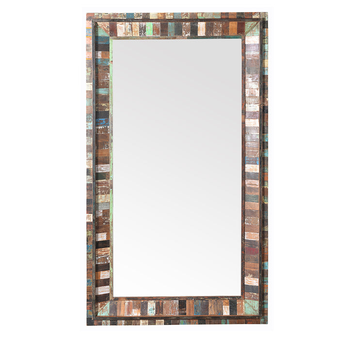 Reclaimed Wood Mirror Frame | Lucky Furniture & Handicrafts.